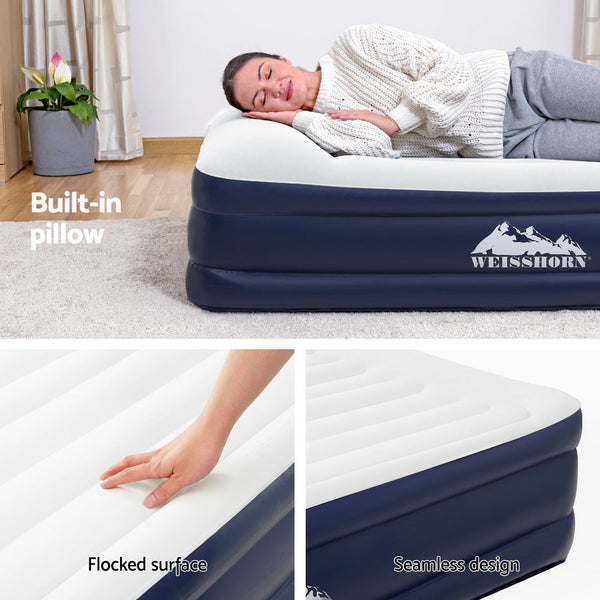 Weisshorn Air Mattress Double Inflatable Bed 46cm Air bed Weisshorn