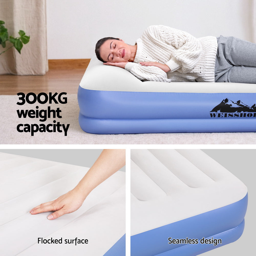 Weisshorn Air Mattress Queen Inflatable Bed 41cm Air bed Weisshorn