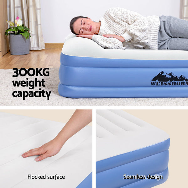 Weisshorn Air Mattress Queen Inflatable Bed 46cm Air bed Weisshorn