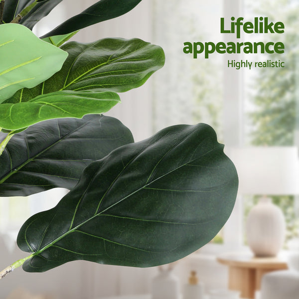 Artiss 150cm Artificial Fiddle Tree Faux Trees Indoor Decor Artificial Plants Lifelike Plant 1.5M Awezingly