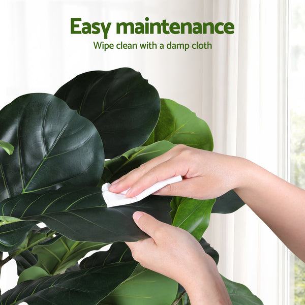 Artiss 150cm Artificial Fiddle Tree Faux Trees Indoor Decor Artificial Plants Lifelike Plant 1.5M Awezingly