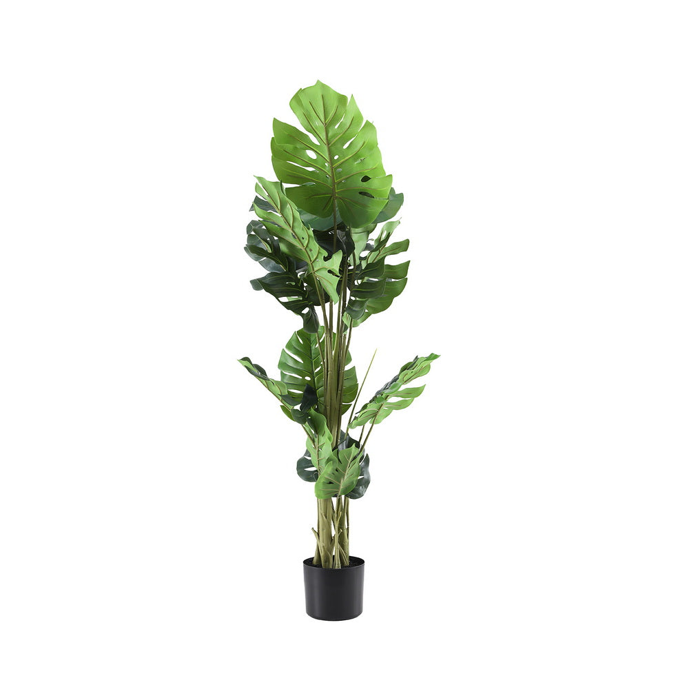 Artiss 140cm Artificial Monstera Tree Faux Trees Indoor Decor Artificial Plants Lifelike Plant 1.4M Artiss