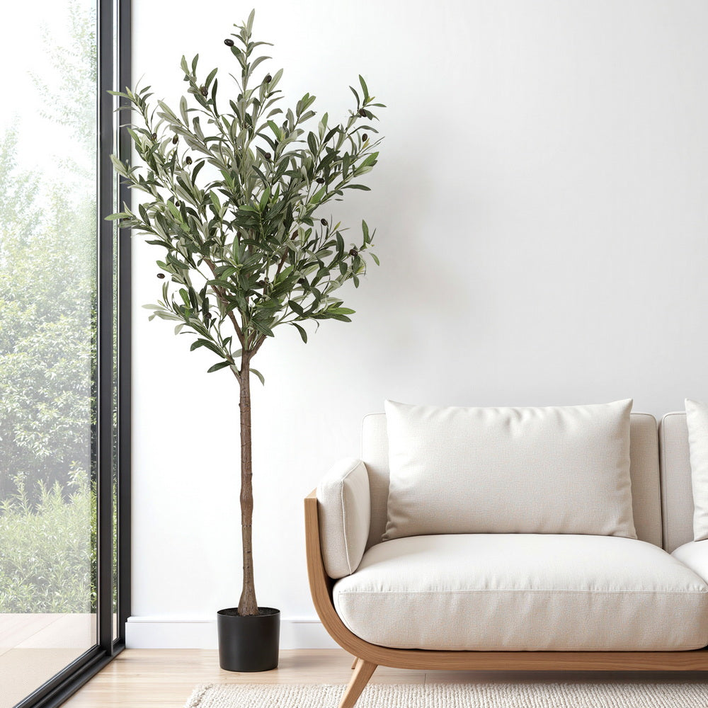 Artiss 155cm Artificial Olive Tree Faux Trees Indoor Decor Artificial Plants Lifelike Plant Awezingly