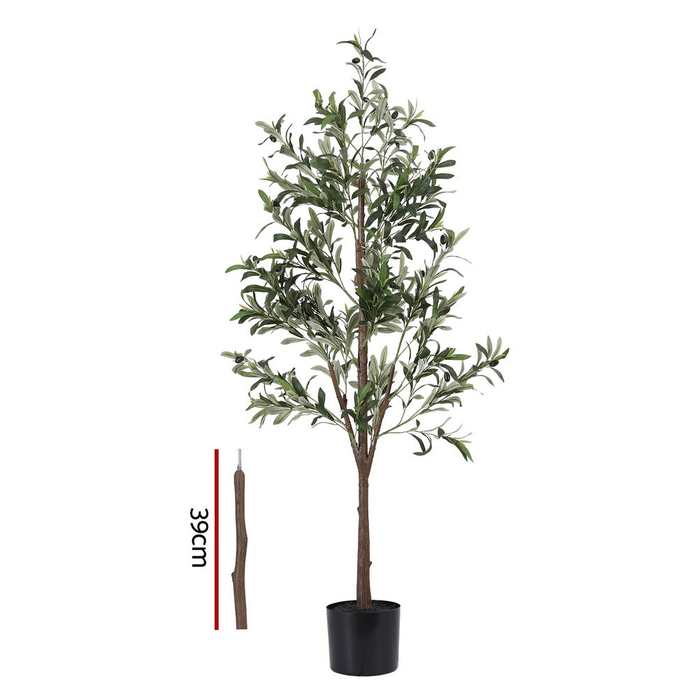 Artiss 180cm Artificial Olive Tree Faux Trees Indoor Decor Artificial Plants Lifelike Plant 1.8M Awezingly