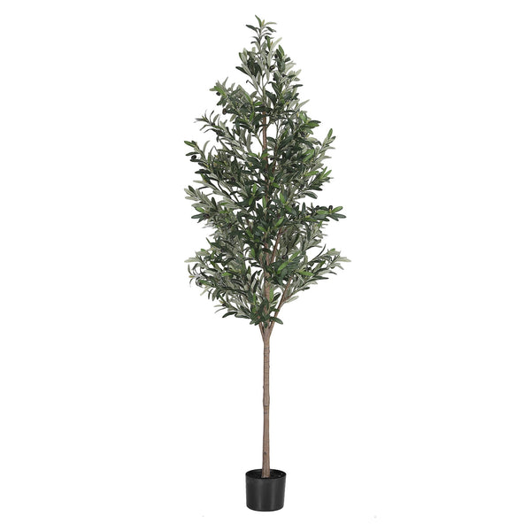 Artiss 210cm Artificial Olive Tree Faux Trees Indoor Decor Artificial Plants Lifelike Plant 2.1M Awezingly