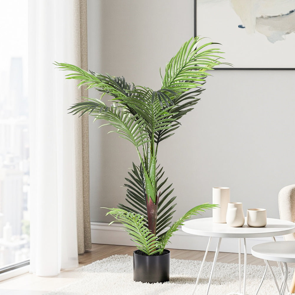 Artiss 100cm Artificial Palm Tree Faux Trees Indoor Decor Artificial Plants Lifelike Plant Artiss