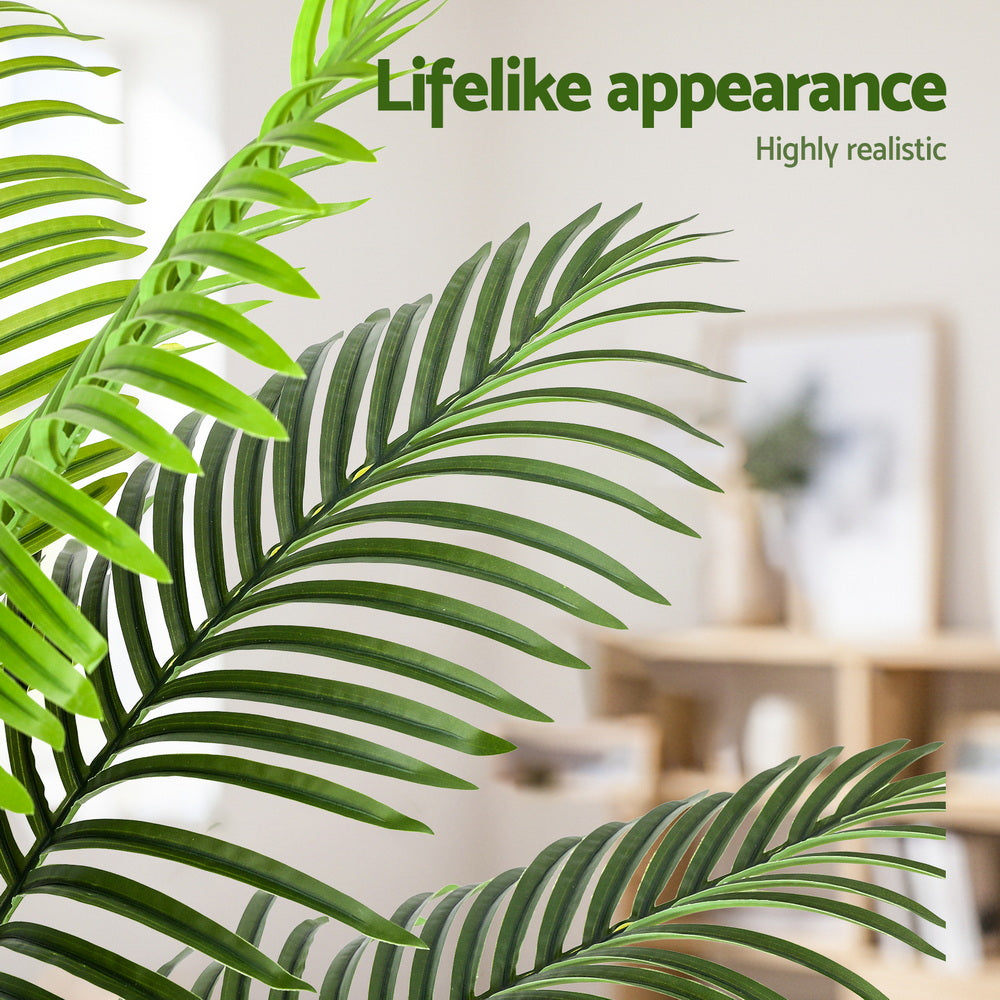 Artiss 100cm Artificial Palm Tree Faux Trees Indoor Decor Artificial Plants Lifelike Plant Artiss
