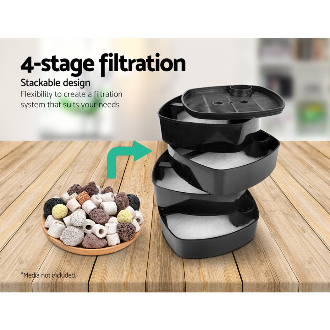 Giantz Aquarium Filter Fish Tank External Canister Water Pump 1250L/H Awezingly