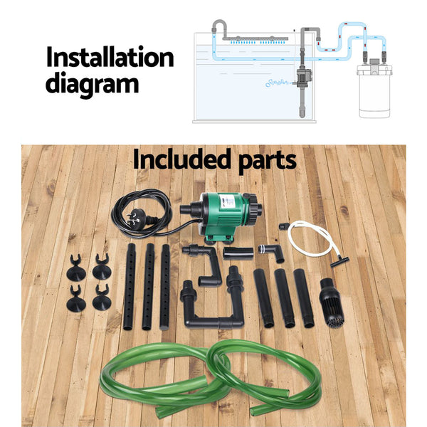 Giantz Aquarium Filter Fish Tank External Canister Water Pump 1250L/H Awezingly