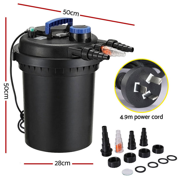 Giantz Aquarium Filter Fish Tank External Canister Water Pump 10000L/H Giselle Bedding