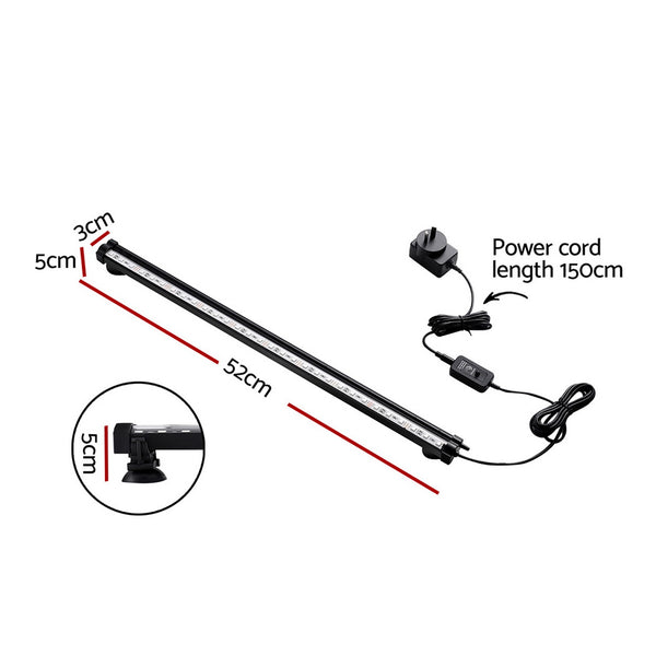 i.Pet Aquarium Light Submersible 52CM Air Bubble LED Light i.Pet