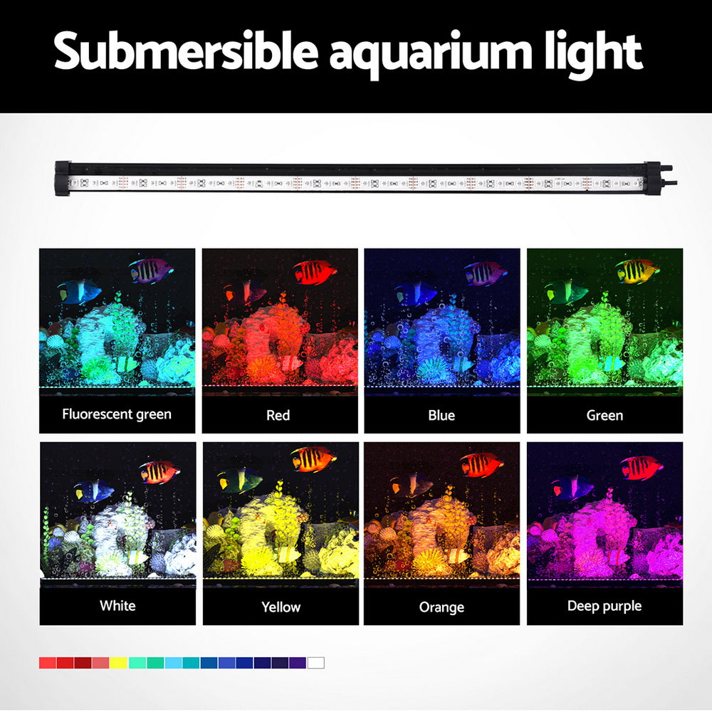i.Pet Aquarium Light Submersible 52CM Air Bubble LED Light i.Pet