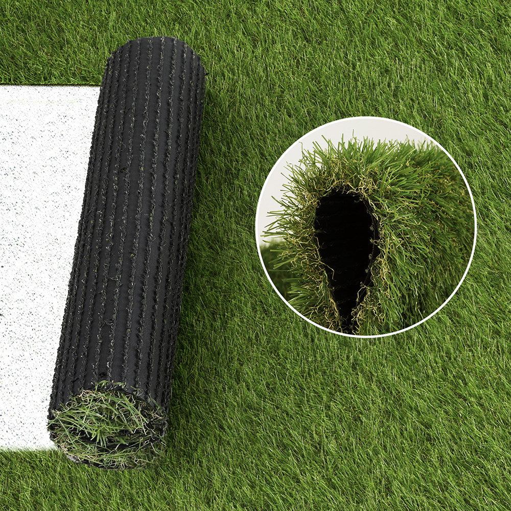 Prime Turf Artificial Grass 35mm 1mx10m Synthetic Fake Lawn Turf Plastic Plant 4-coloured Primeturf