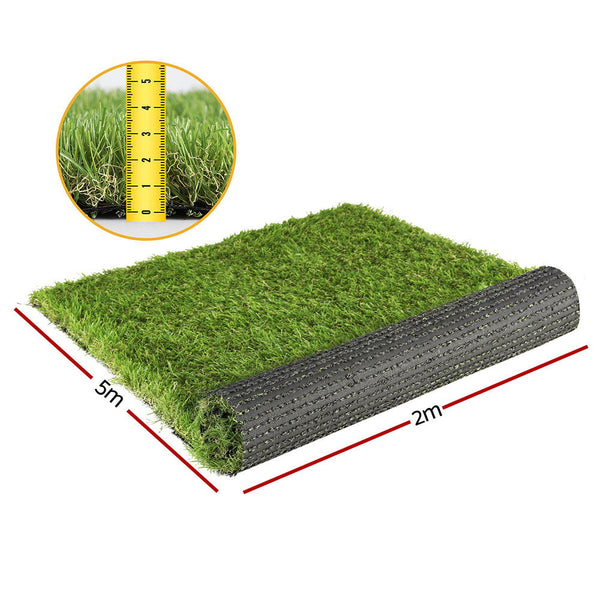 Primeturf Artificial Grass 35mm 2mx5m Synthetic Fake Lawn Turf Plastic Plant 4-coloured Primeturf