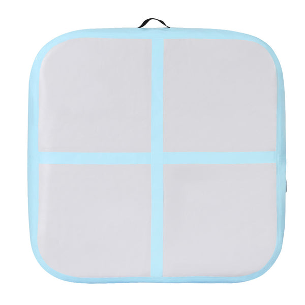 Everfit 1m Air Track Mat Inflatable Gymnastics Tumbling Mat W/ Pump Mint Green Everfit