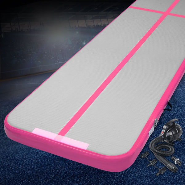 Everfit 4X1M Airtrack Inflatable Air Track Tumbling Mat W/Pump Floor Gymnastics Everfit