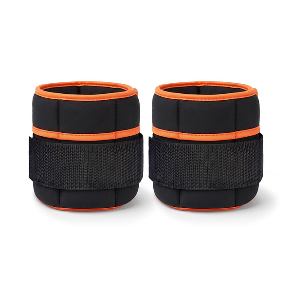 Everfit Adjustable Ankle Weights, 1 Pair (0.9-4.55Kg) Removable Sandbags for Women & Men, Wrist Weights & Leg Weights for Home Gym, Pilates, Walking, Strength Training Awezingly