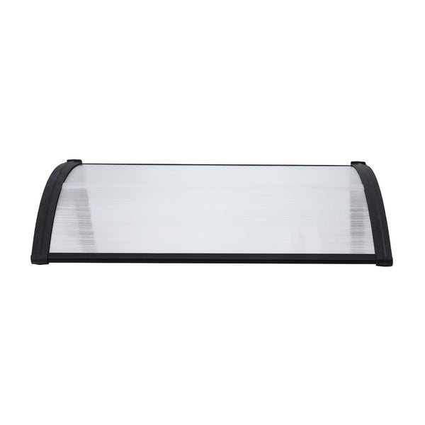 Instahut Window Door Awning 0.8mx1m Transparent Awezingly