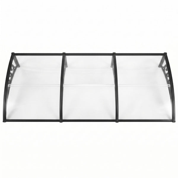 Instahut Window Door Awning 0.8mx3m Transparent instahut