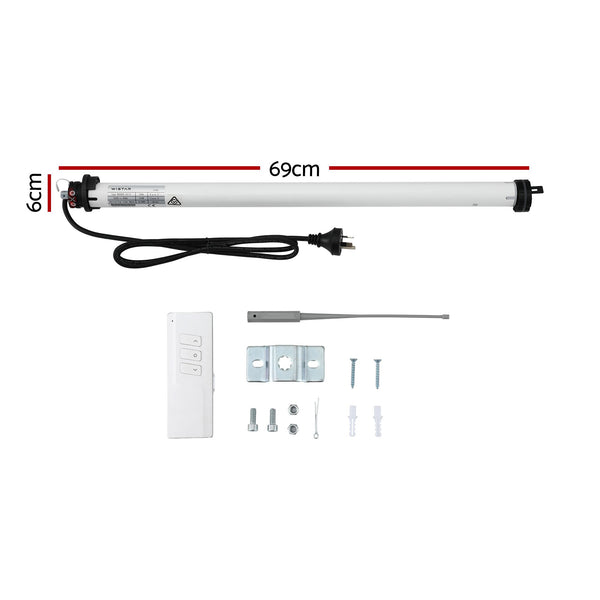 Instahut Pivot Arm Awning Motor Replacement Kit With Remote Control Awezingly