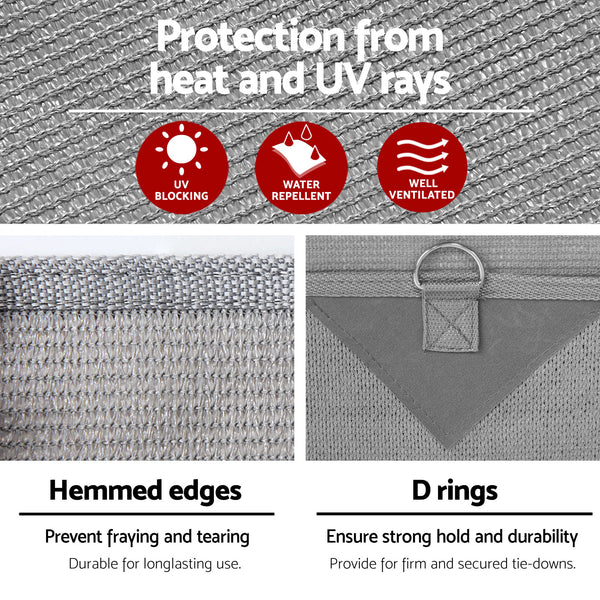 Weisshorn 18ft Caravan Awning Fabric & Privacy Screen RV Roll Out Sun Shade 5.2M Awezingly