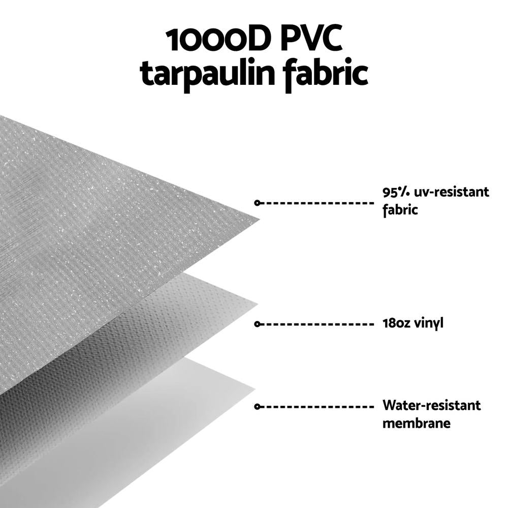 Weisshorn 18ft Caravan Awning RV Replacement Fabric 5.20M x 2.42M Weisshorn