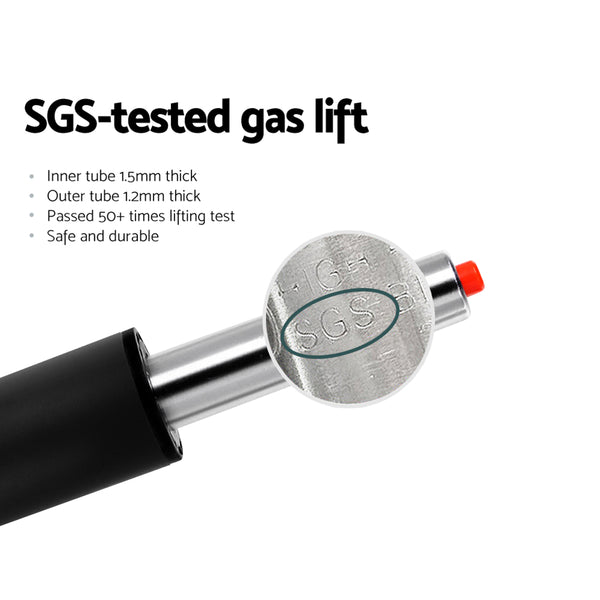 Artiss 4x Bar Stools Faux Leather Chair Black Artiss