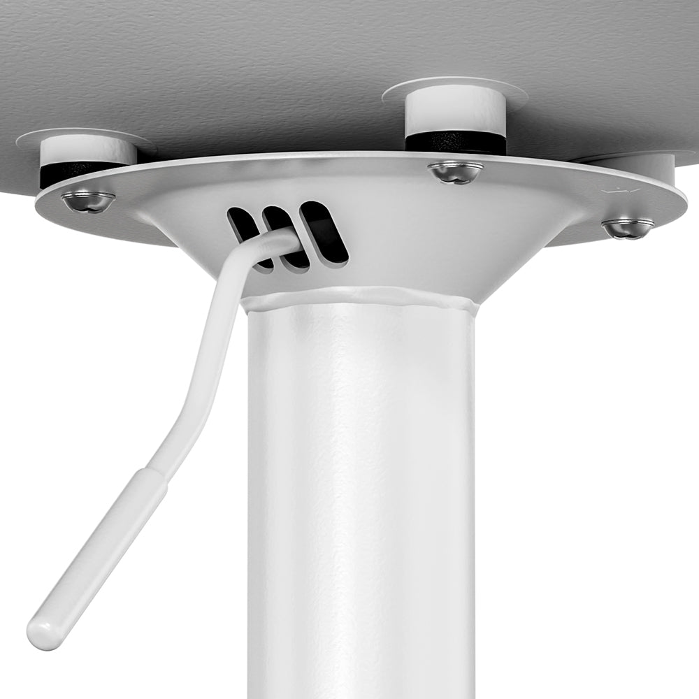 Artiss Bar Stools Kitchen Swivel Gas Lift Stool Leather Dining Chairs White x2 Artiss