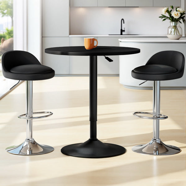 Artiss Bar Table and Stools Set Dining Desk Kitchen Chairs Cafe Pub Artiss