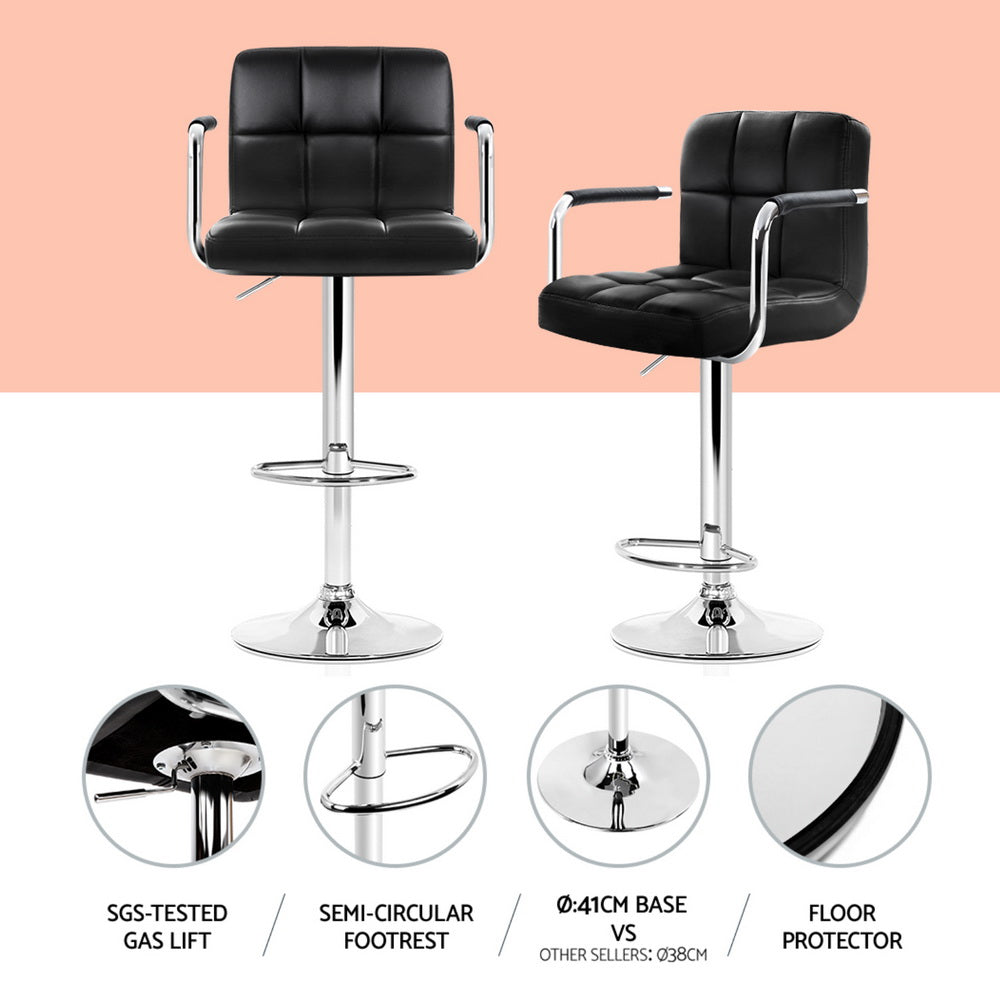 Artiss Bar Table and Stools Set Dining Desk Kitchen Chairs Cafe Pub Artiss