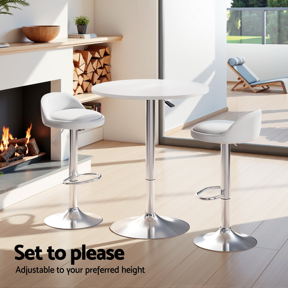 Artiss Bar Table and Stools Set Dining Desk Kitchen Chairs Cafe Pub Artiss
