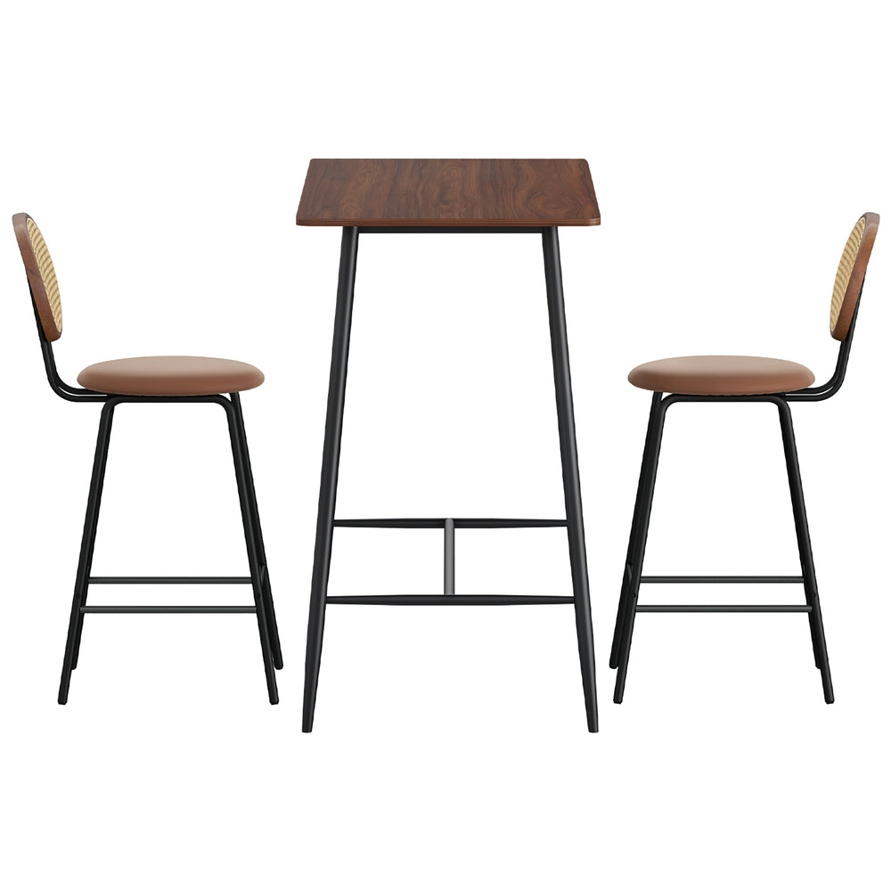 Artiss Bar Table Stools Set Dining Desk Industrial Kitchen Chairs Cafe Pub Artiss