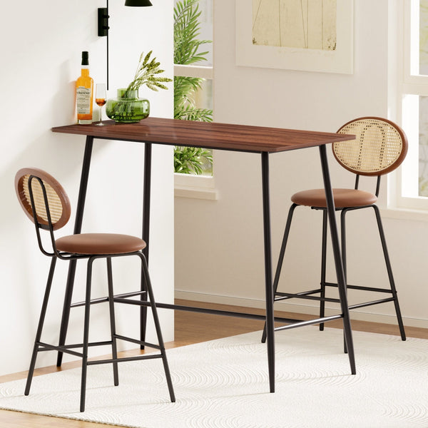Artiss Bar Table Stools Set Dining Desk Industrial Kitchen Chairs Cafe Pub Artiss