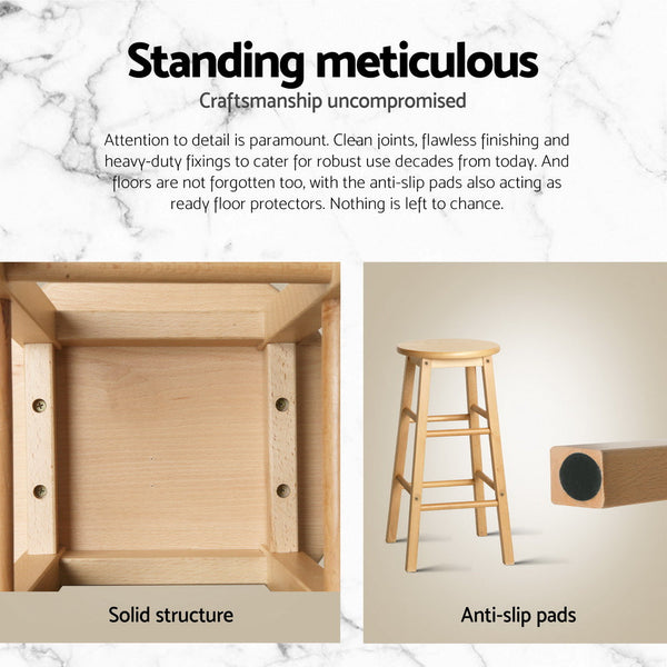 Artiss Bar Table and Stools Set Dining Desk Kitchen Chairs Cafe Pub Artiss