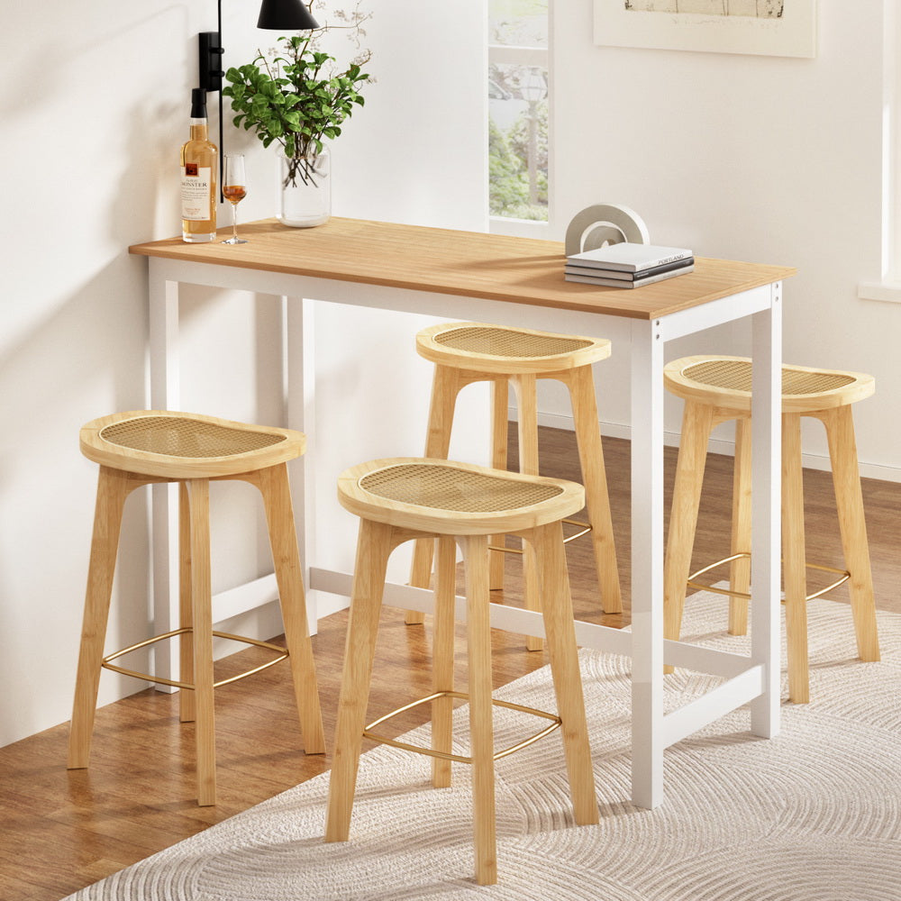 Artiss Bar Table and Stools Set Dining Desk Kitchen Chairs Cafe Pub Artiss