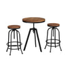 Artiss Bar Table Stools Set Dining Desk Industrial Kitchen Chairs Cafe Pub