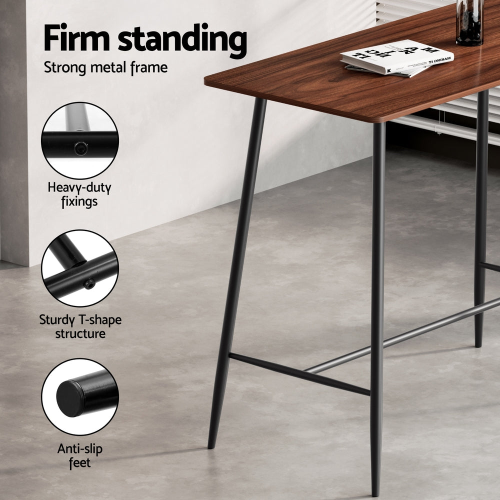 Artiss Bar Table and Stools Set Dining Desk Kitchen Chairs Cafe Pub Artiss