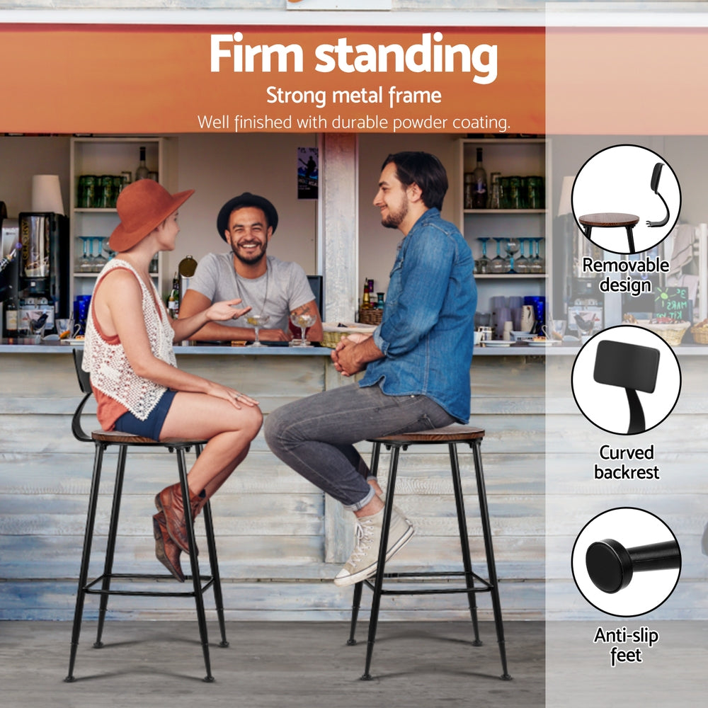 Artiss Bar Table and Stools Set Dining Desk Kitchen Chairs Cafe Pub Artiss