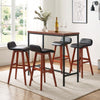 Artiss 5Pcs Bar Table and Stools Set Dining Desk Kitchen Chairs Cafe Pub Wood