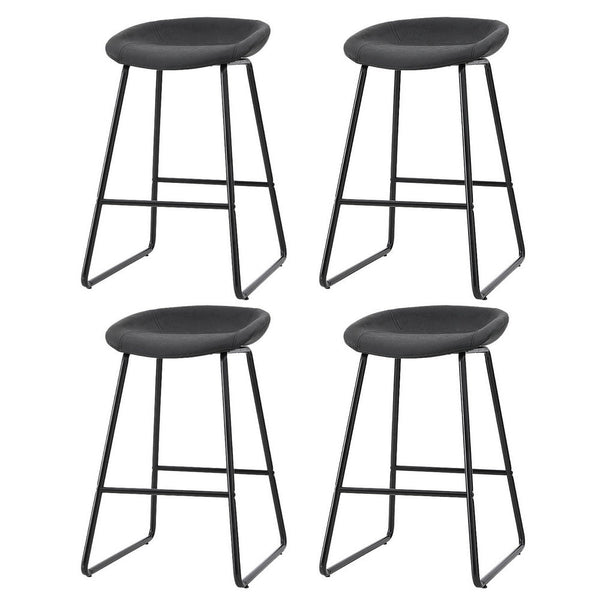 Artiss 4x Bar Stools Kitchen Dining Chairs Counter Stool PU Leather Metal Artiss