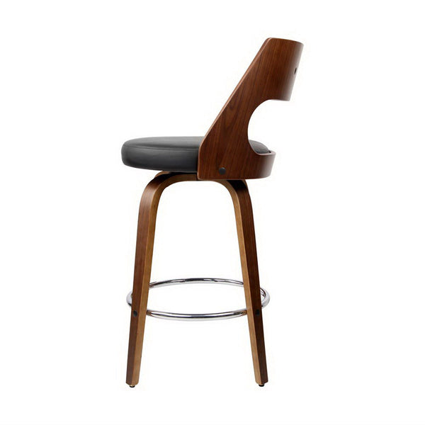 Artiss 4x Bar Stools Swivel Leather Chair 65cm Artiss