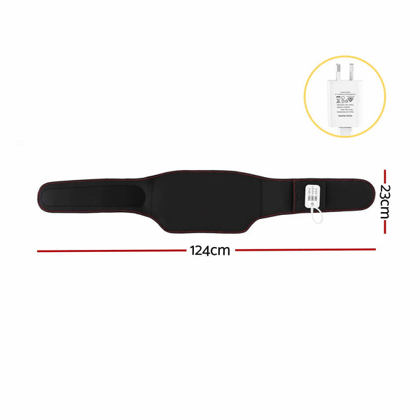 Livemor Back Massager for Sciatica Relief, Airbag Traction and Heat Lumbar Support Belt, 124cm Awezingly