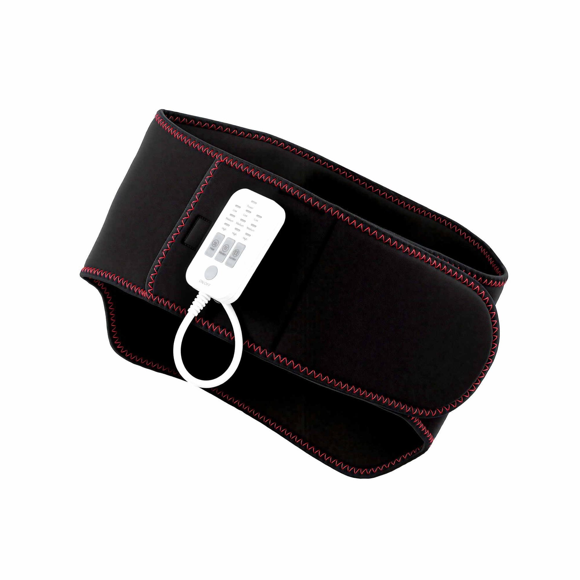 Livemor Back Massager for Sciatica Relief, Airbag Traction and Heat Lumbar Support Belt, 124cm Awezingly