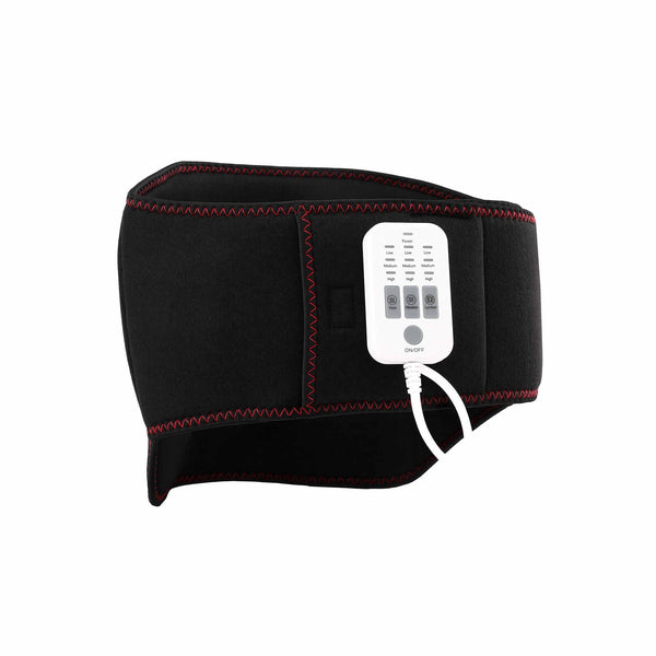 Livemor Back Massager for Sciatica Relief, Airbag Traction and Heat Lumbar Support Belt, 124cm Awezingly