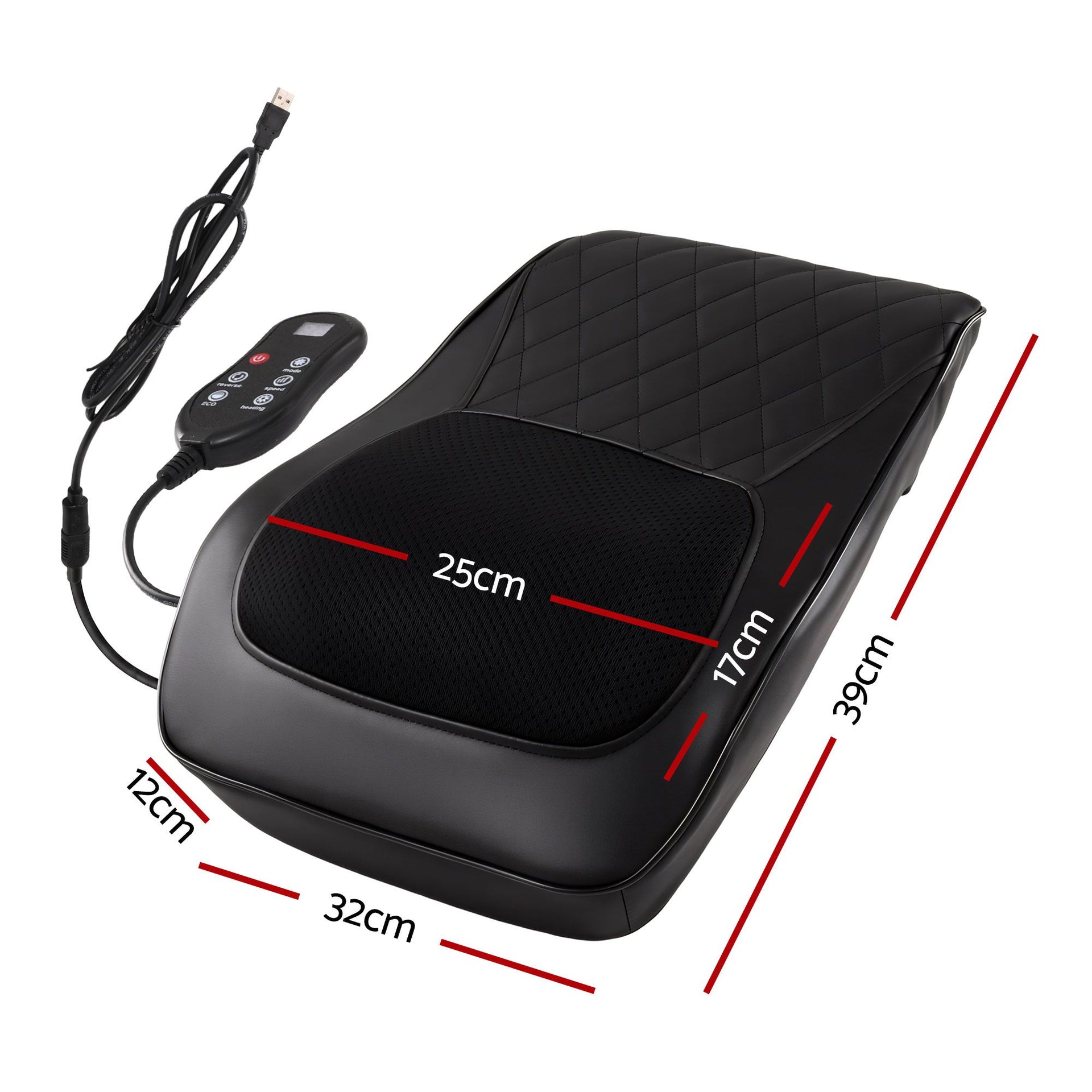 Livemor Back Massager with Heat and Traction, Neck and Shoulder Massage Pillow, Ergonomic Backrest for Office Chair & Sofa, Lumbar Support Cushion with 2-Level Thermal Relief, 6 Modes for Cervical & Full Body Pain Relief, Large Awezingly