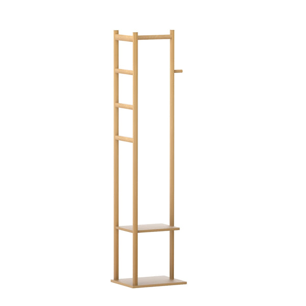 Artiss Clothes Rack Airer Coat Stand Bamboo Awezingly