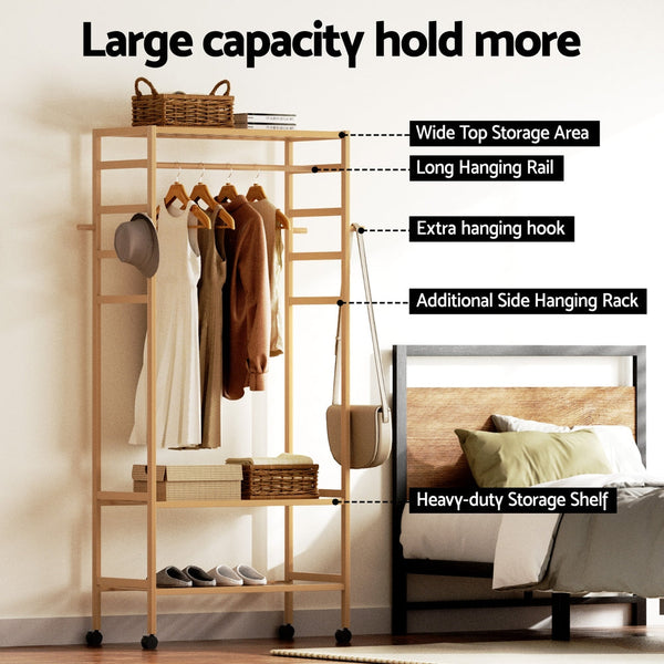 Artiss Clothes Rack Wardrobe Coat Stand 169cm Awezingly