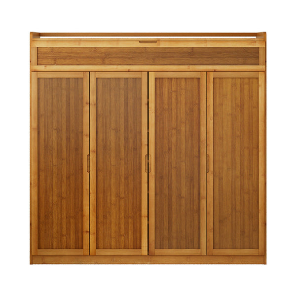 Artiss Shoe Rack Cabinet 30 Pairs Storage Cupboard Bamboo Awezingly