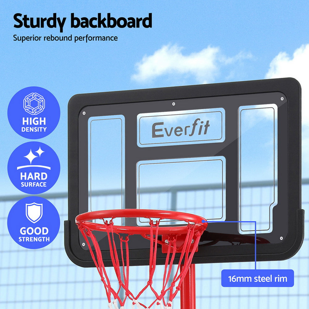 Everfit 1.6M Kids Basketball Hoop Stand System Portable Everfit