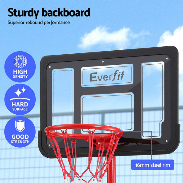 Everfit 1.6M Kids Basketball Hoop Stand System Portable Everfit
